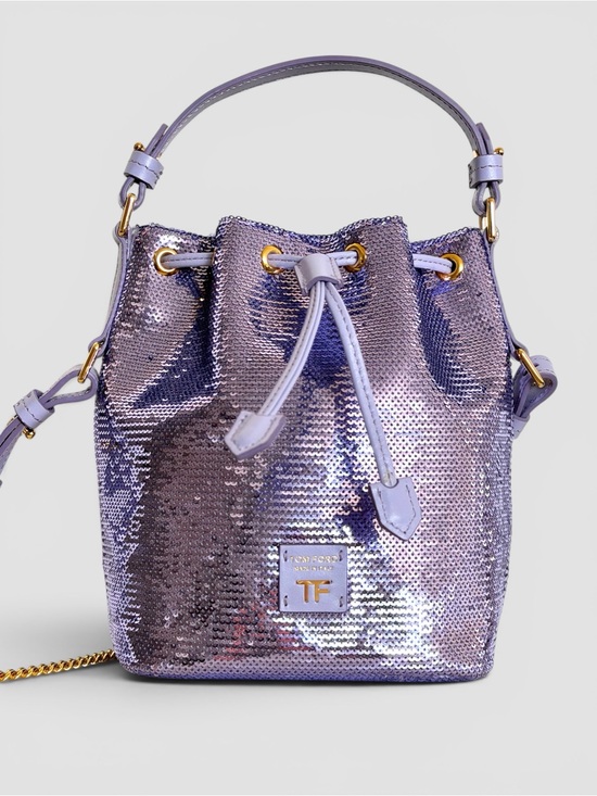 Tom Ford Handbags - Tom Ford Small Sequin Bucket Bag